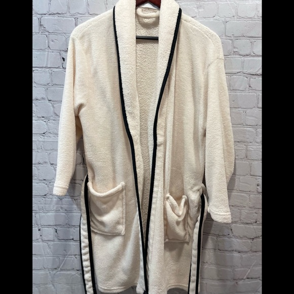 GOLDESSENCE Women's winter wool robe, with strap. ONE SIZE. - Picture 8 of 13